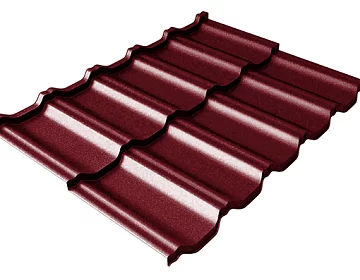 Металлочерепица Квинта Уно (Kvinta Uno) Rooftop Бархат