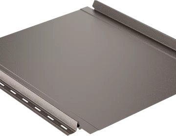Самозащелкивающаяся кровля EasyRoof 484 с карнизным подгибом Rooftop Бархат