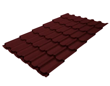Металлочерепица Квинта Плюс 3Д (Kvinta plus 3D) Rooftop Бархат