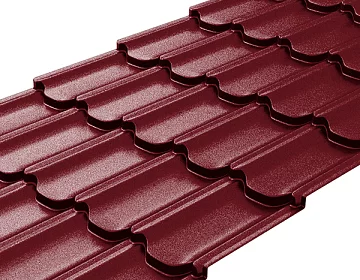 Металлочерепица Квинта Плюс (Kvinta plus) Rooftop Бархат