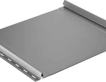 Самозащелкивающаяся кровля EasyRoof 484 с карнизным подгибом и с ребрами жесткости Rooftop Бархат