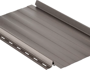 Самозащелкивающаяся кровля EasyRoof 484 с карнизным подгибом и с ребрами жесткости Rooftop Бархат