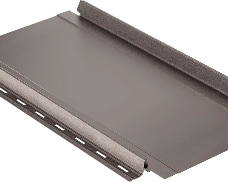Самозащелкивающаяся кровля EasyRoof 276 с карнизным подгибом Rooftop Бархат – RAL 9005: интенсивный черный
