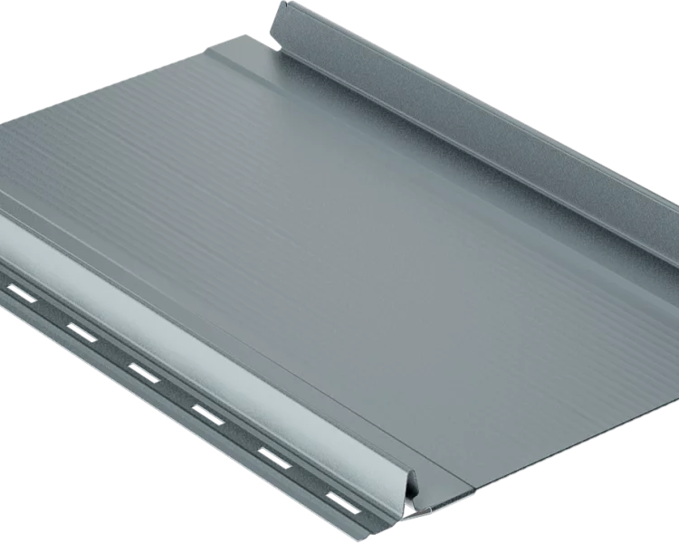 Самозащелкивающаяся кровля EasyRoof 276 с карнизным подгибом Rooftop Бархат – RAL 7024: серый графит