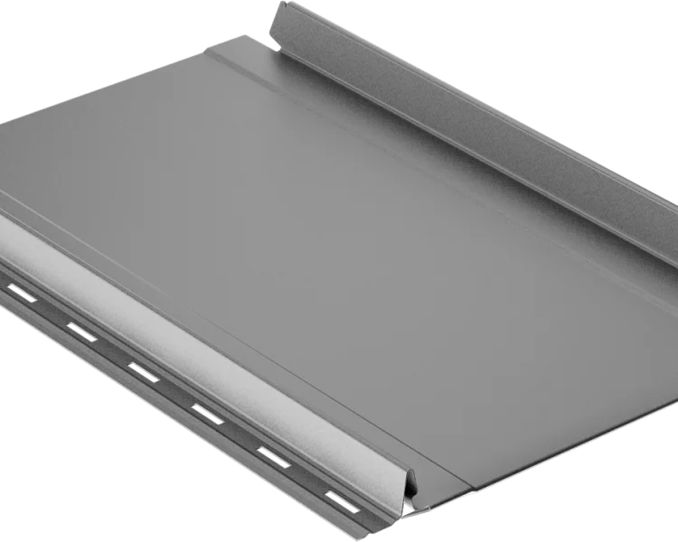 Самозащелкивающаяся кровля EasyRoof 276 с карнизным подгибом Rooftop Бархат – RAL 7016: серый антрацит