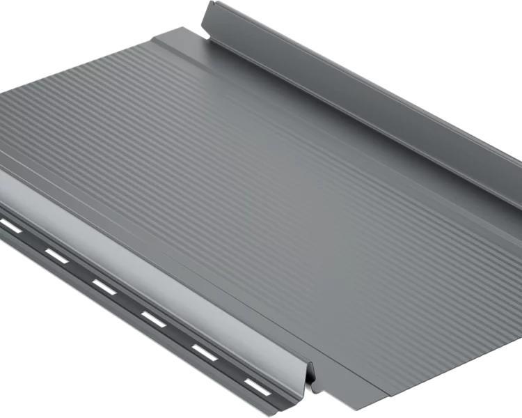 Самозащелкивающаяся кровля EasyRoof 276 с карнизным подгибом Rooftop Кашемир – RAL 7016: серый антрацит