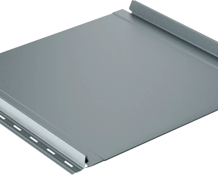 Самозащелкивающаяся кровля EasyRoof 484 с карнизным подгибом Rooftop Бархат