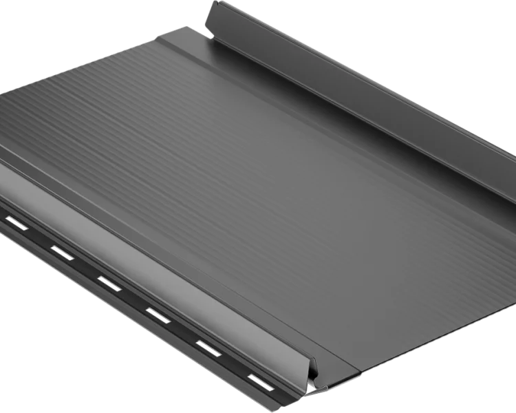 Самозащелкивающаяся кровля EasyRoof 276 с карнизным подгибом Rooftop Кашемир – RAL 7016: серый антрацит