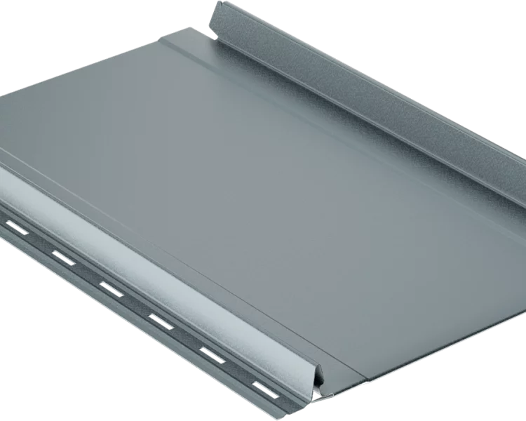 Самозащелкивающаяся кровля EasyRoof 276 с карнизным подгибом Rooftop Бархат – RAL 7024: серый графит