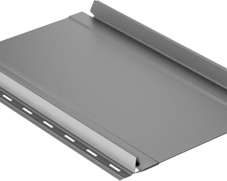 Самозащелкивающаяся кровля EasyRoof 276 с карнизным подгибом Rooftop Бархат – RAL 7016: серый антрацит
