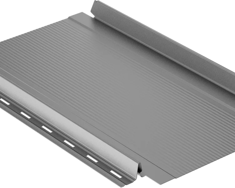 Самозащелкивающаяся кровля EasyRoof 276 с карнизным подгибом Rooftop Бархат – RAL 7016: серый антрацит
