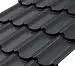 Металлочерепица Квинта Плюс (Kvinta plus) Rooftop Бархат – RAL 9005: интенсивный черный