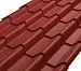 Металлочерепица Банга Rooftop Бархат – RAL 3005: винно-красный