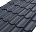 Металлочерепица СМ классик Rooftop Кашемир  – RAL 7024: серый графит