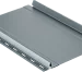 Самозащелкивающаяся кровля EasyRoof 276 с карнизным подгибом Rooftop Бархат – RAL 7024: серый графит