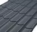 Металлочерепица Классик Rooftop Бархат  – RAL 7011: стальной серый