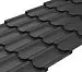 Металлочерепица Квинта Плюс (Kvinta plus) Rooftop Бархат – RAL 9005: интенсивный черный