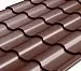 Металлочерепица Кредо (Kredo) Rooftop Бархат – RAL 8017: шоколадно-коричневый