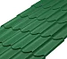 Металлочерепица Классик Rooftop Кашемир  – RAL 6005: зеленый мох
