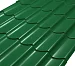 Металлочерепица Классик Rooftop Шёлк – RAL 6005: зеленый мох