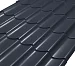 Металлочерепица Классик Rooftop Шёлк – RAL 7024: серый графит