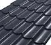 Металлочерепица СМ классик Rooftop Шёлк – RAL 7024: серый графит