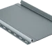 Самозащелкивающаяся кровля EasyRoof 276 с карнизным подгибом Rooftop Бархат – RAL 7024: серый графит
